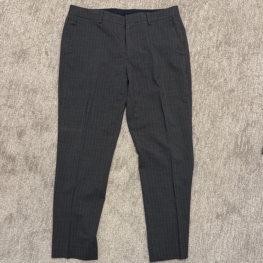 Bonobos Men's Gray Pinstripe Pants